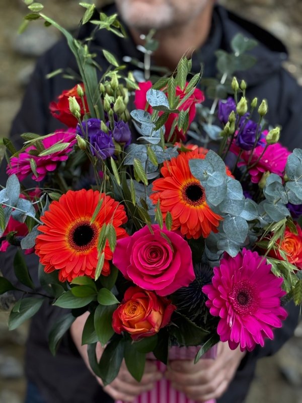 Bold Seasonal Orange Pink and Purple