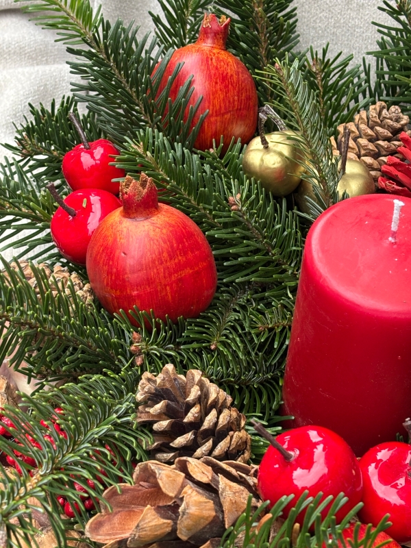 Glass bowl candle Table Centre.