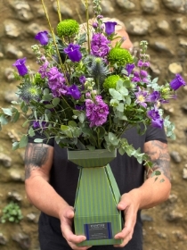 Blue, Purple and Lime.