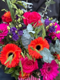 Bold Seasonal Orange Pink and Purple