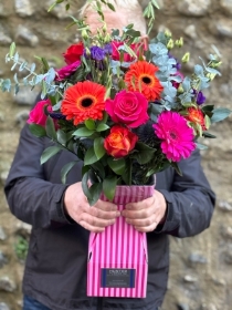 Bold Seasonal Orange Pink and Purple