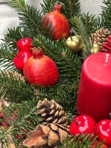 Glass bowl candle Table Centre.